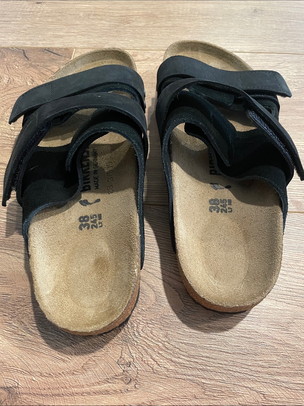 Nwob Birkenstock Uji sandal, black 38 - Picture 2 of 4